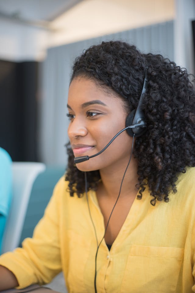 freelancer on a video call